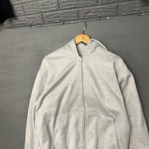 True Breed Grey Zip Up Hoodie Casual Comfort Size L‎